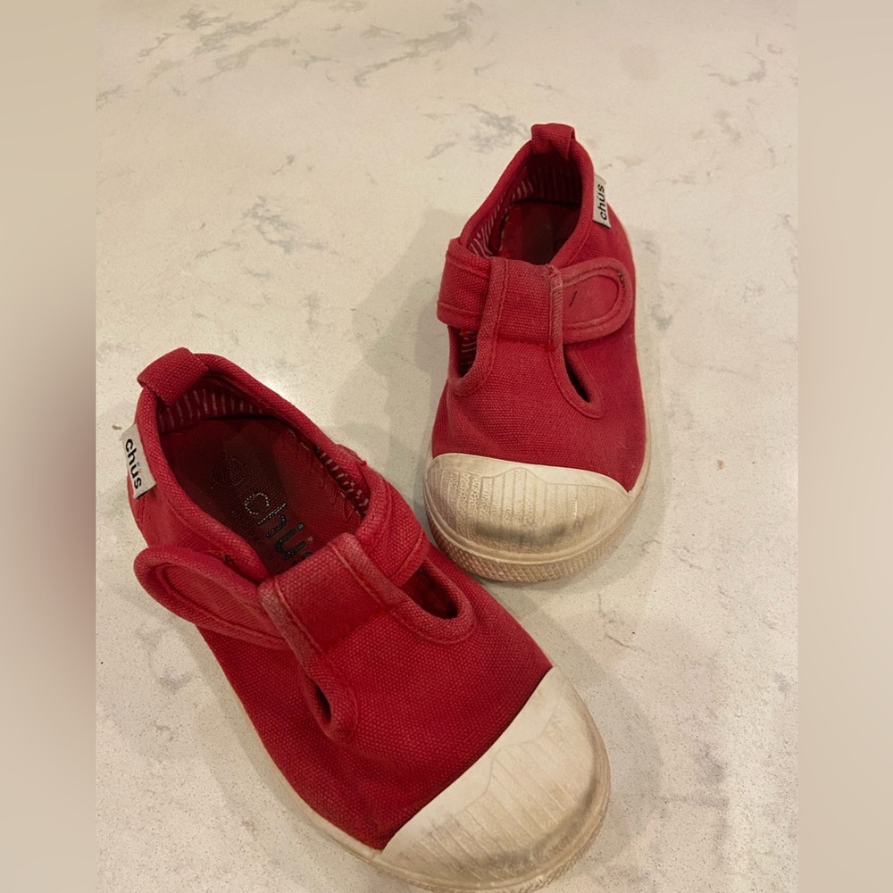 Chus Chris Red Canvas Shoes Size 27